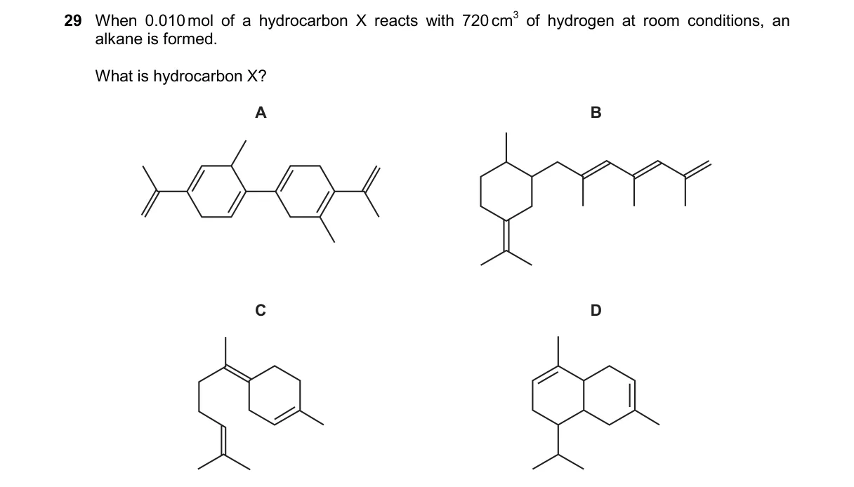 Question 29 from 9701/14/M/J/25