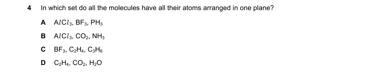 Question 4 from 9701/12/O/N/18