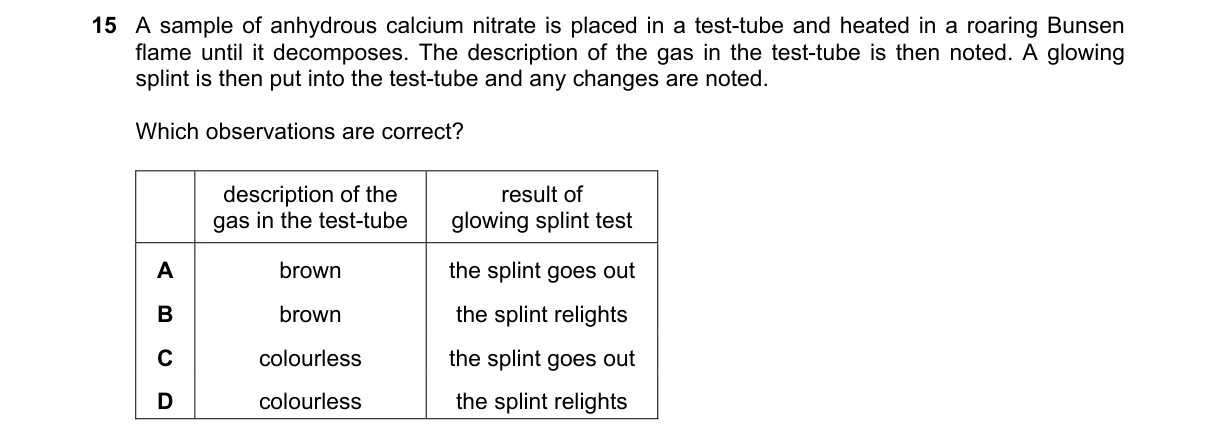 Question 15 from 9701/13/O/N/18