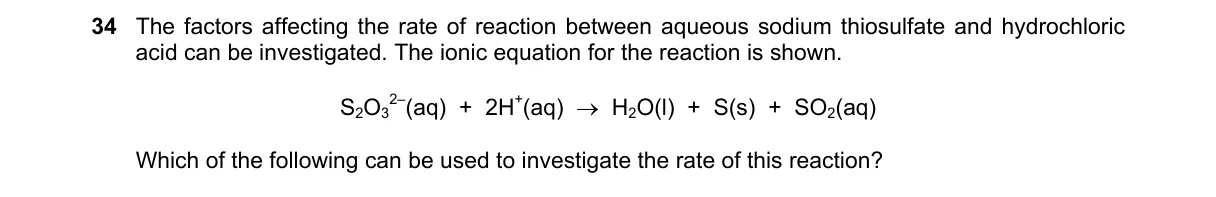 Question 34 from 9701/13/O/N/18