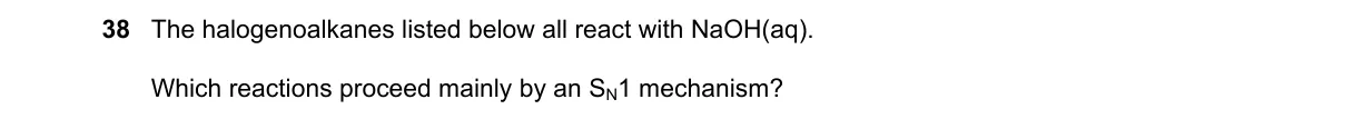 Question 38 from 9701/13/O/N/18