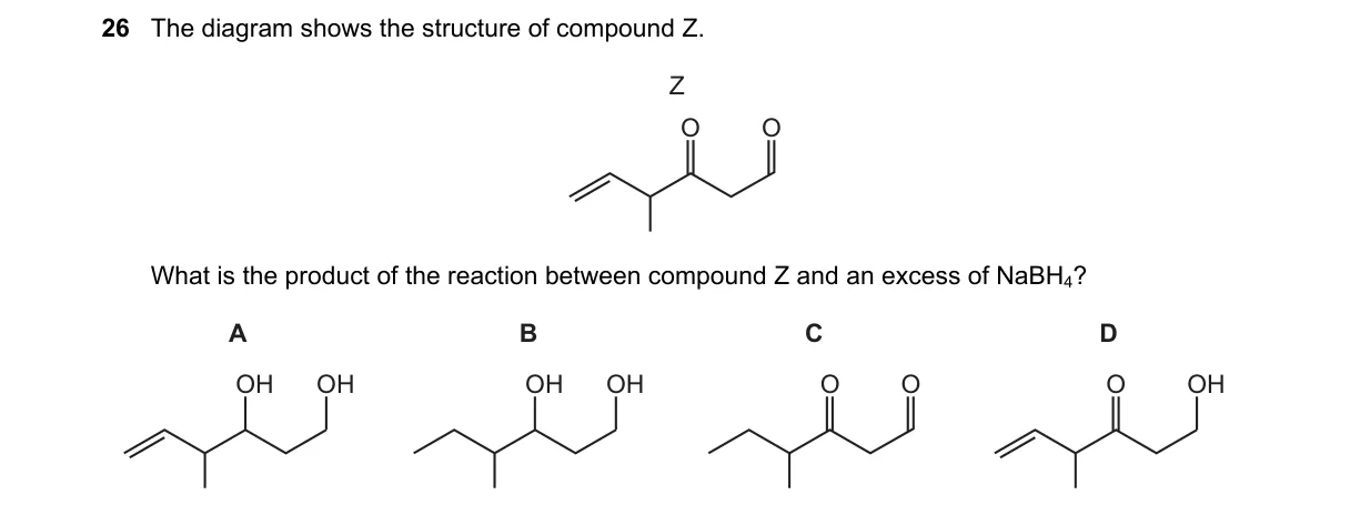 Question 26 from 9701/11/O/N/19