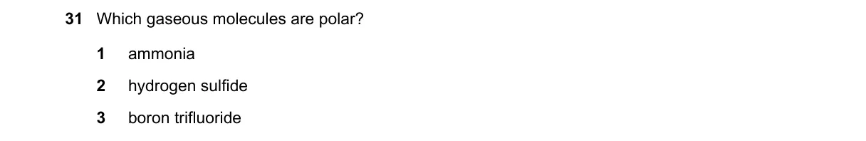 Question 31 from 9701/12/O/N/19