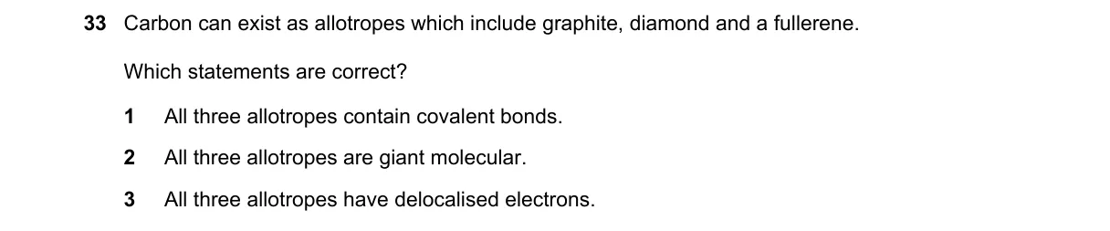 Question 33 from 9701/12/O/N/19