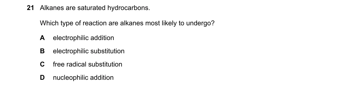 Question 21 from 9701/13/O/N/19