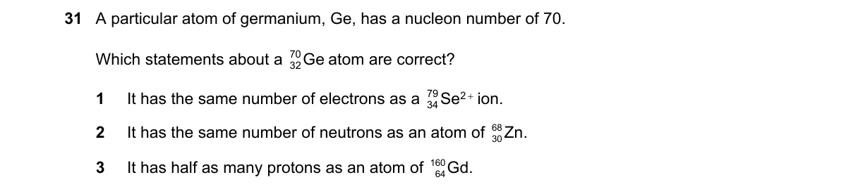 Question 31 from 9701/13/O/N/19