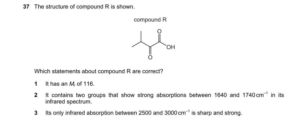Question 37 from 9701/11/O/N/20