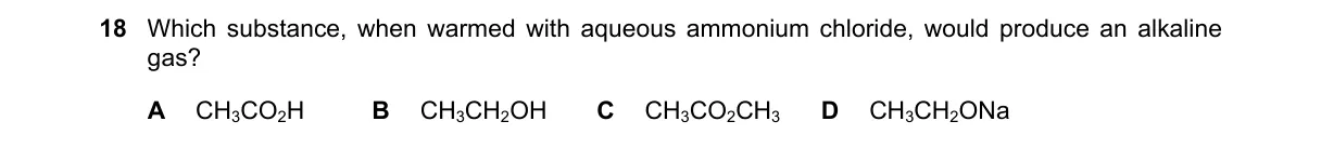 Question 18 from 9701/12/O/N/20