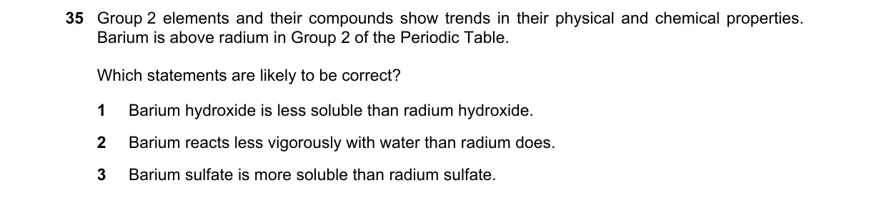 Question 35 from 9701/12/O/N/20