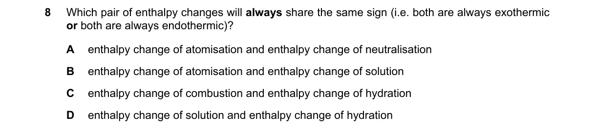 Question 8 from 9701/12/O/N/20