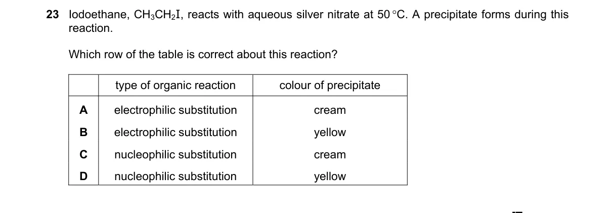 Question 23 from 9701/13/O/N/20
