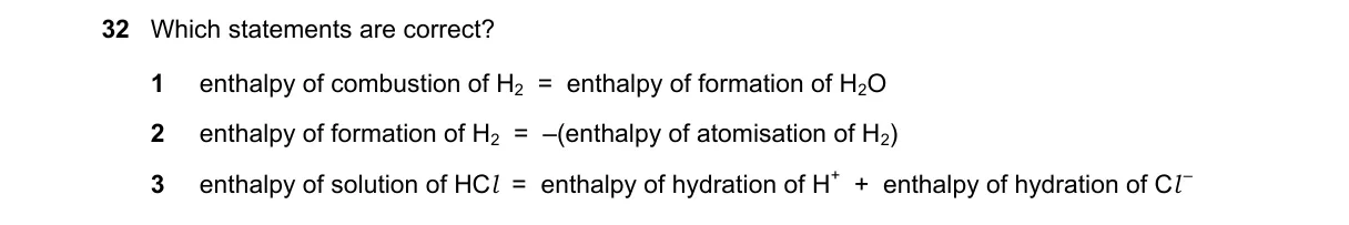 Question 32 from 9701/13/O/N/20