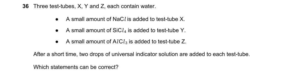 Question 36 from 9701/13/O/N/20