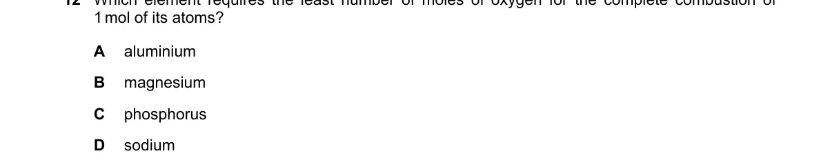 Question 1 from 9701/11/O/N/21