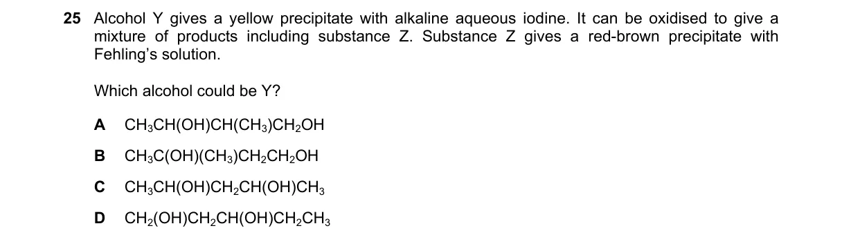 Question 25 from 9701/11/O/N/21