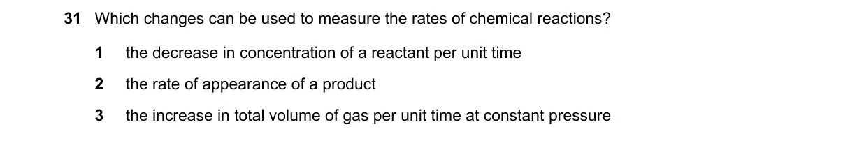 Question 31 from 9701/11/O/N/21