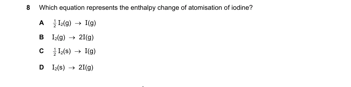 Question 8 from 9701/11/O/N/21