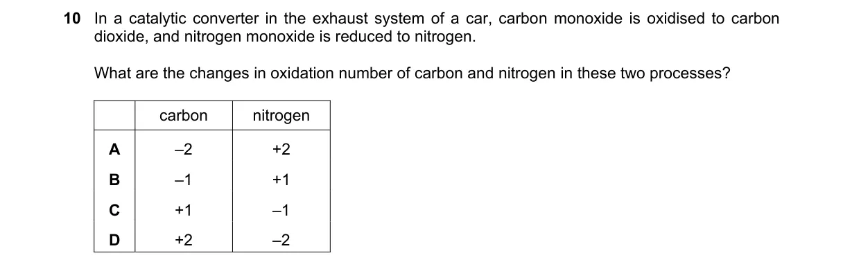 Question 10 from 9701/12/O/N/21