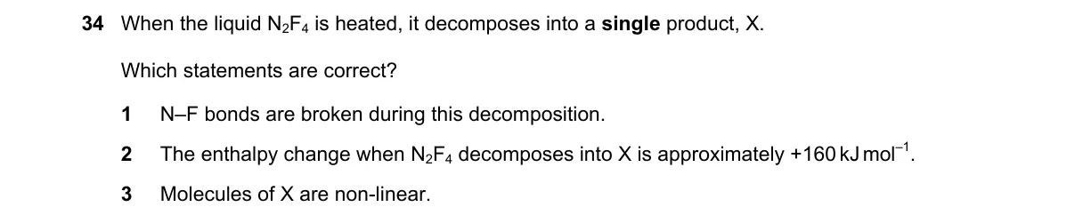 Question 34 from 9701/12/O/N/21