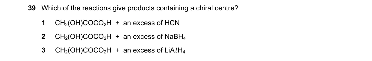 Question 39 from 9701/12/O/N/21