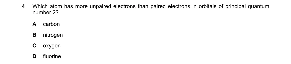 Question 4 from 9701/12/O/N/21