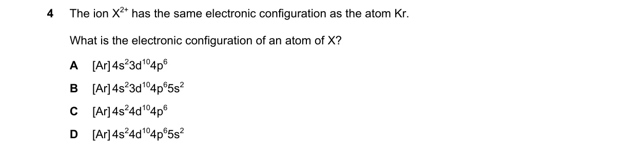 Question 4 from 9701/13/O/N/21