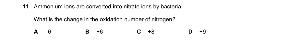Question 11 from 9701/11/O/N/22