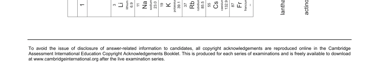 Question 3 from 9701/11/O/N/22