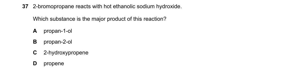 Question 37 from 9701/11/O/N/22
