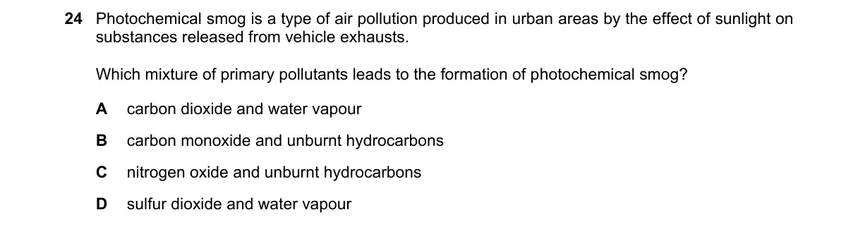 Question 24 from 9701/12/O/N/22