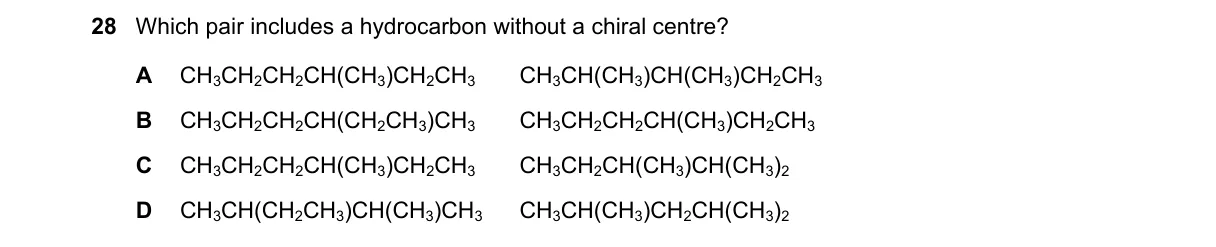 Question 28 from 9701/12/O/N/22