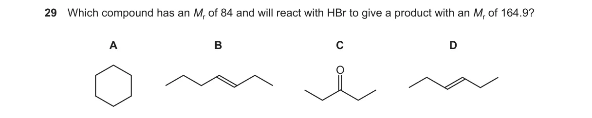 Question 29 from 9701/11/O/N/23