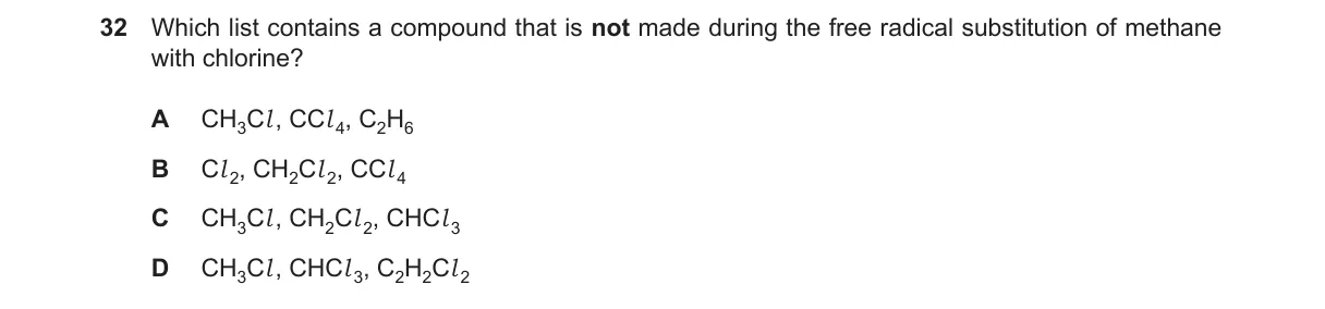 Question 32 from 9701/12/O/N/23