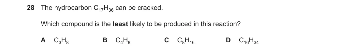 Question 28 from 9701/13/O/N/23