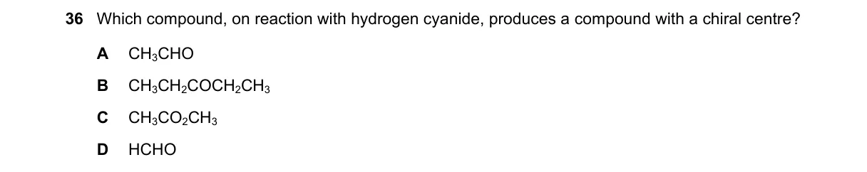 Question 36 from 9701/11/O/N/24
