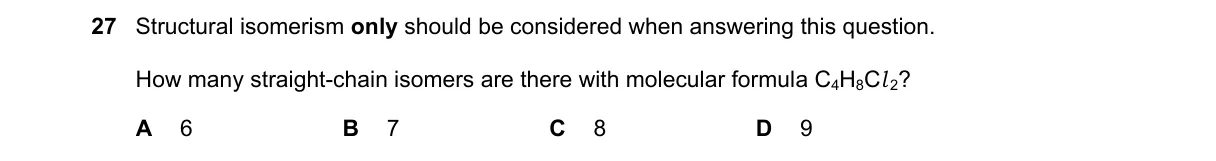 Question 27 from 9701/12/O/N/24