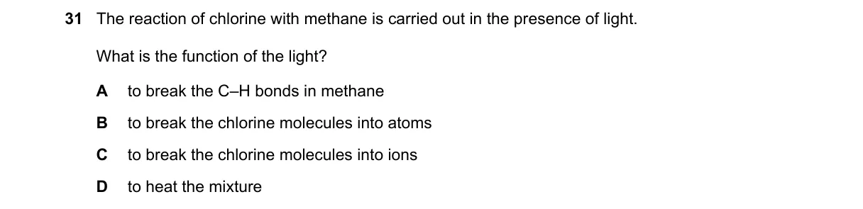 Question 31 from 9701/13/O/N/24