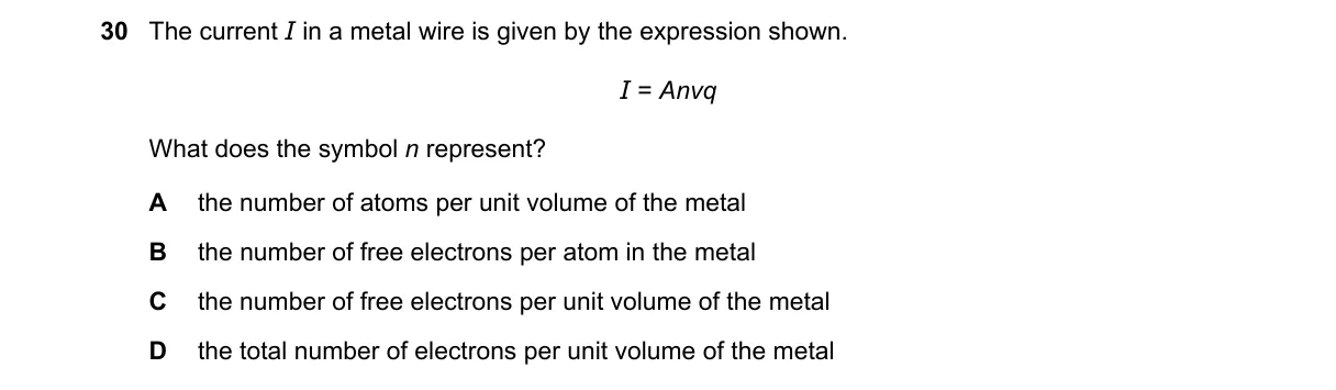 Question 30 from 9702/11/M/J/18