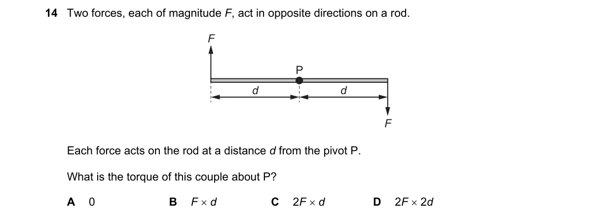 Question 14 from 9702/12/M/J/18