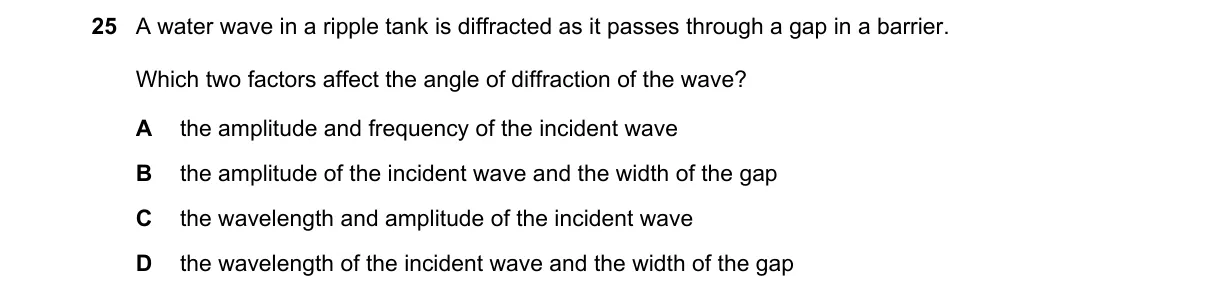 Question 25 from 9702/13/M/J/18
