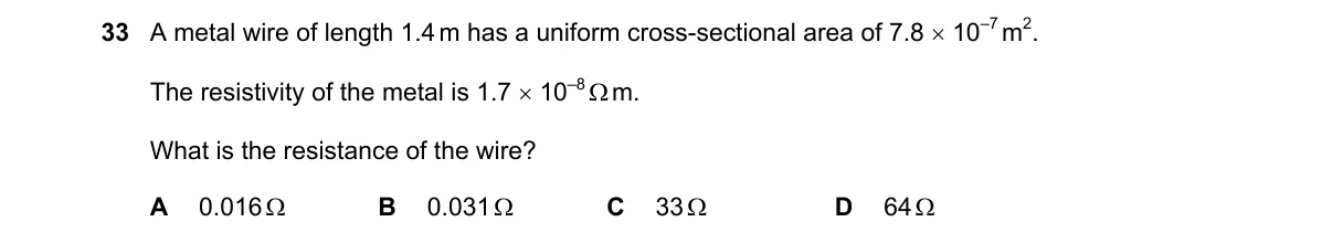 Question 33 from 9702/13/M/J/18