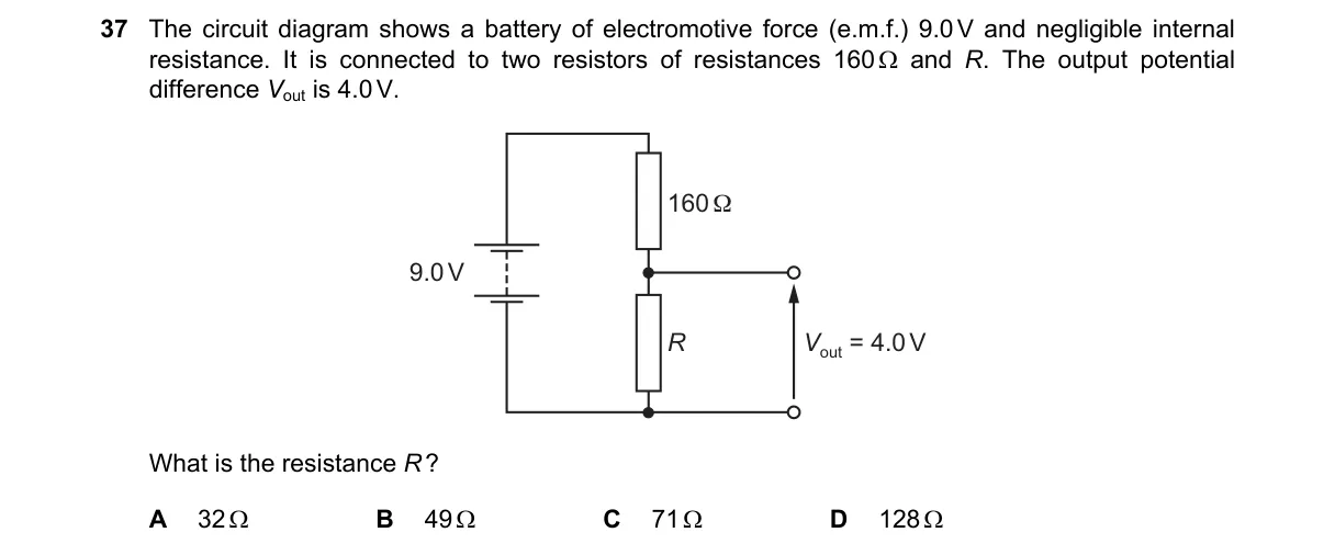 Question 37 from 9702/13/M/J/18
