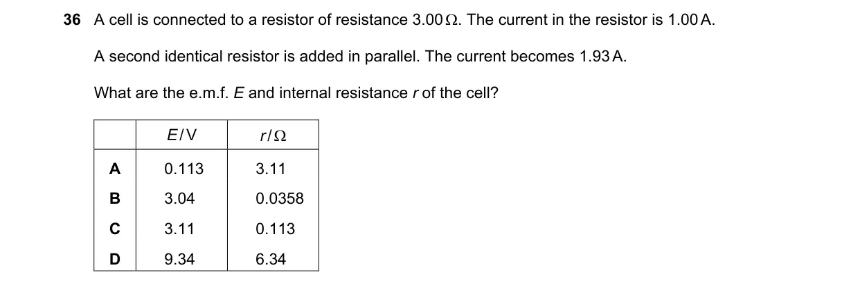 Question 36 from 9702/11/M/J/19