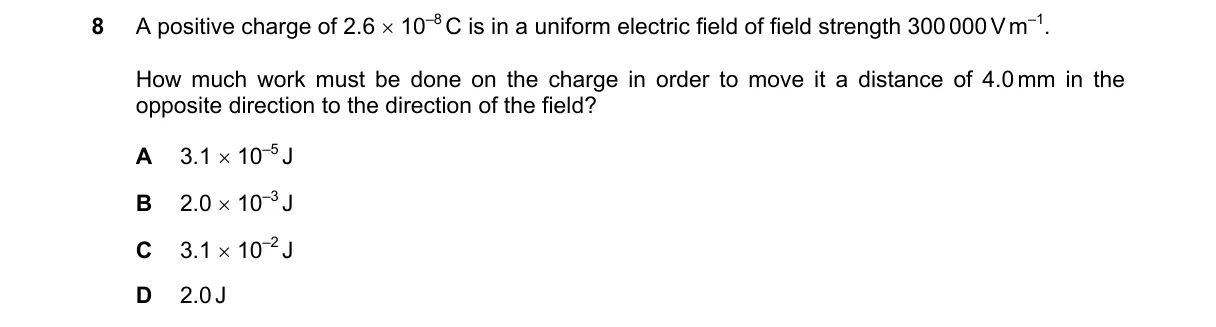 Question 8 from 9702/11/M/J/19