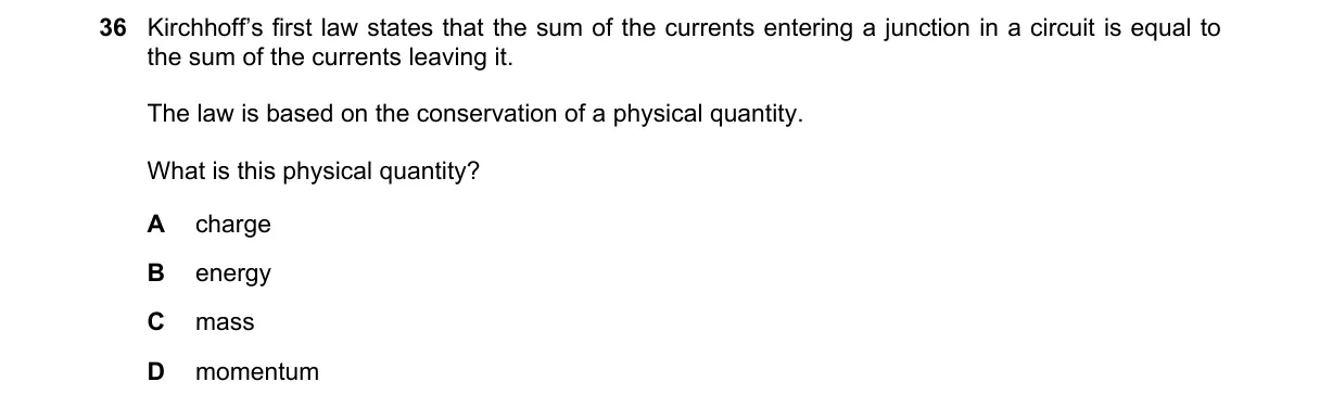 Question 36 from 9702/12/M/J/19