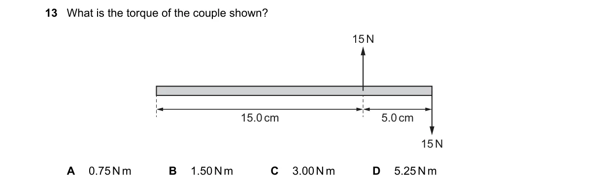 Question 13 from 9702/13/M/J/19