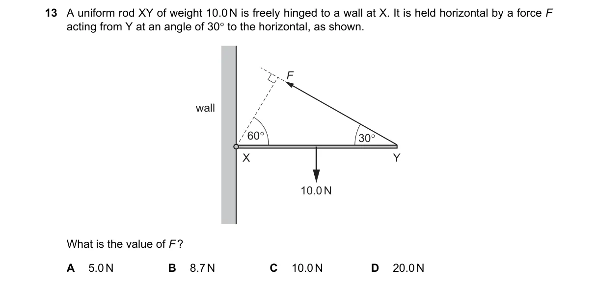 Question 13 from 9702/11/M/J/20