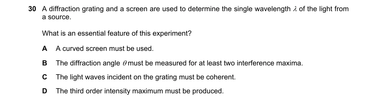 Question 30 from 9702/11/M/J/20