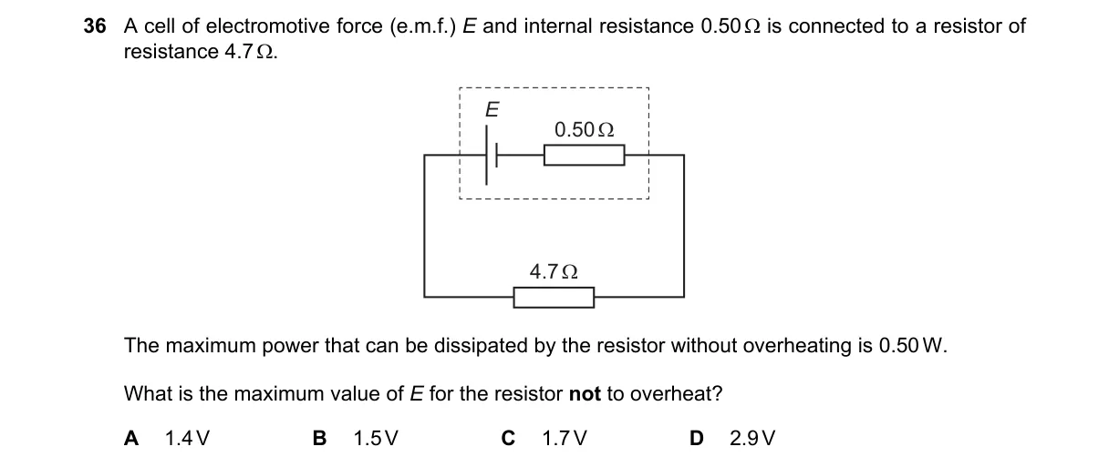 Question 36 from 9702/12/M/J/20