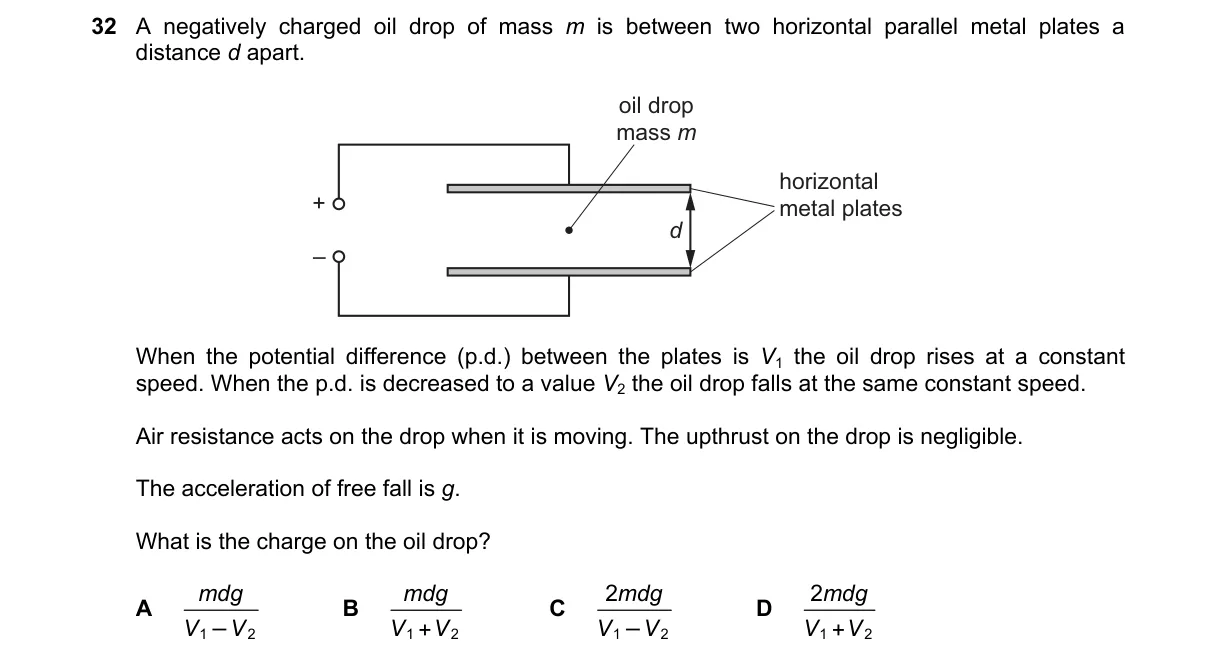 Question 32 from 9702/13/M/J/20